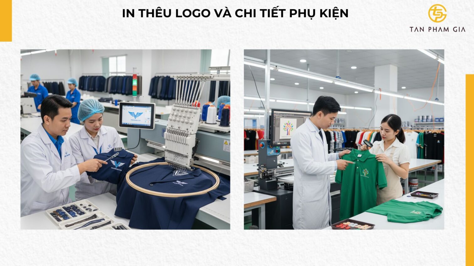 Xưởng May Đồng Phục Theo Bộ Mẫu Có Sẵn