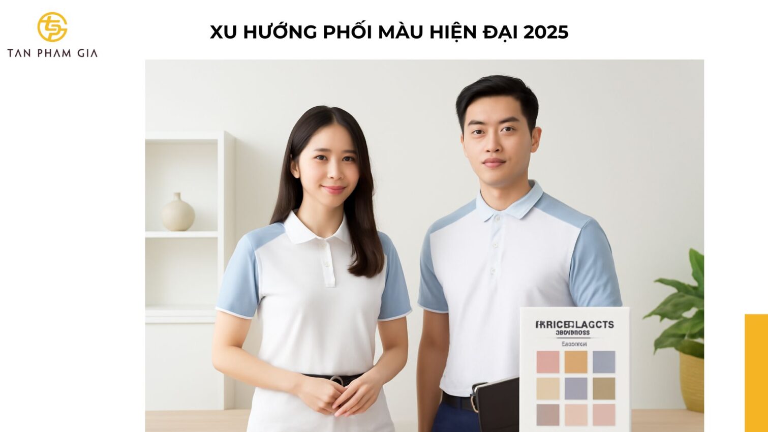 Đồng Phục Công Ty Phối Màu Nhận Diện