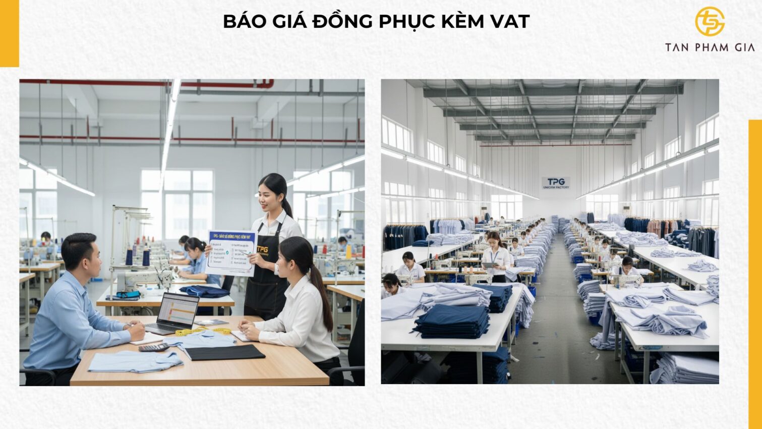 Xưởng May Đồng Phục Có Xuất Hoá Đơn VAT