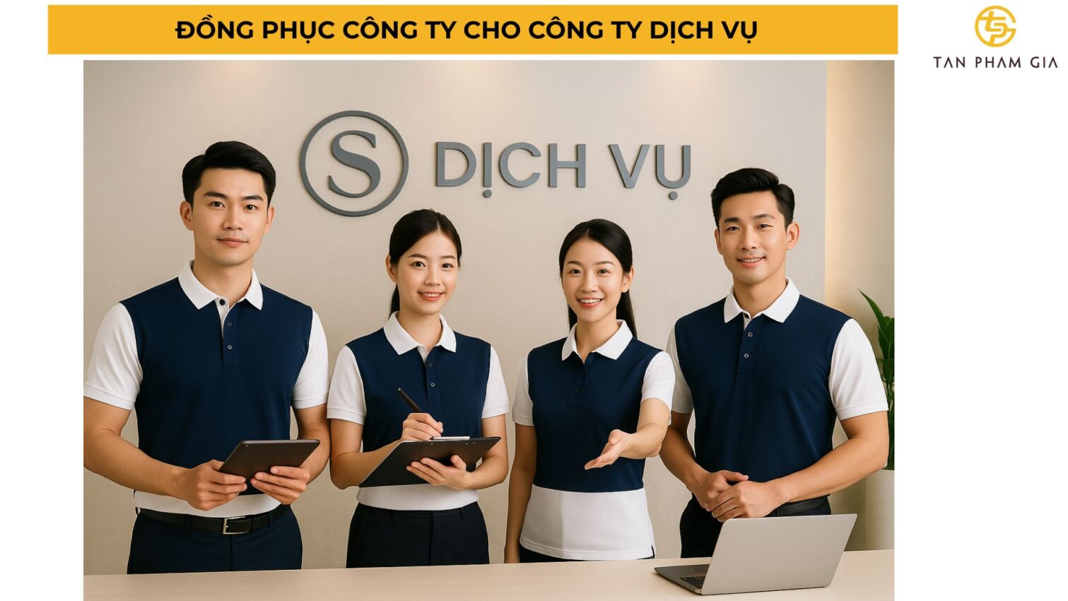 Đồng Phục Công Ty Cho Công Ty Dịch Vụ
