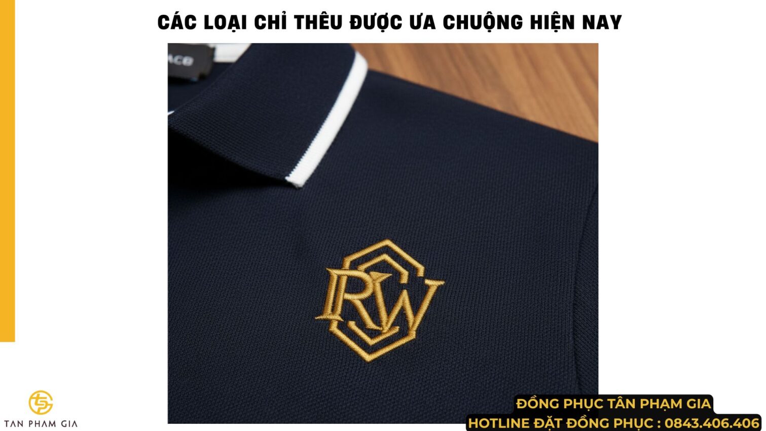 Mẫu Áo Polo Đồng Phục Thêu Logo