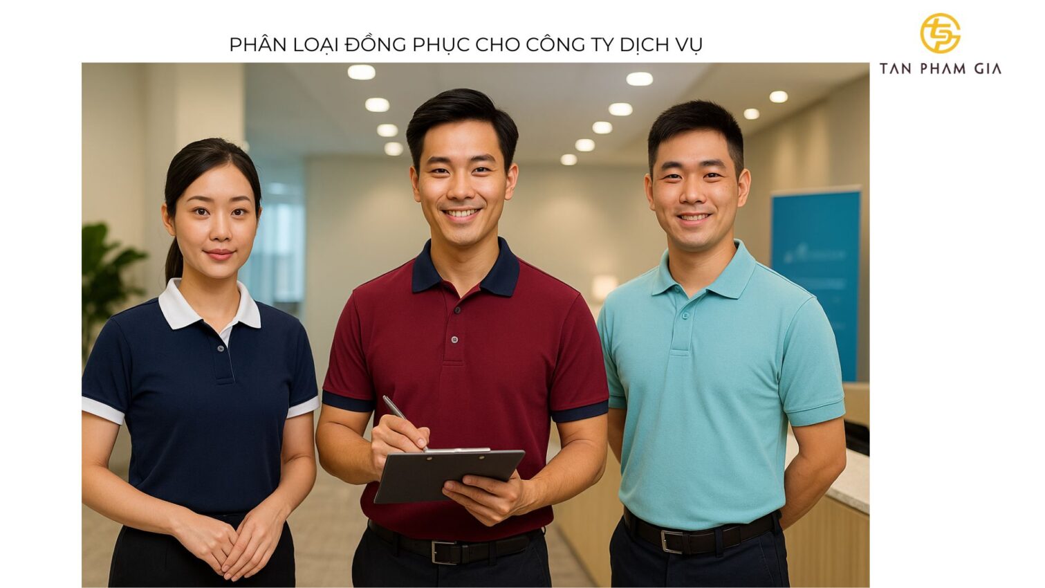 Đồng Phục Công Ty Cho Công Ty Dịch Vụ