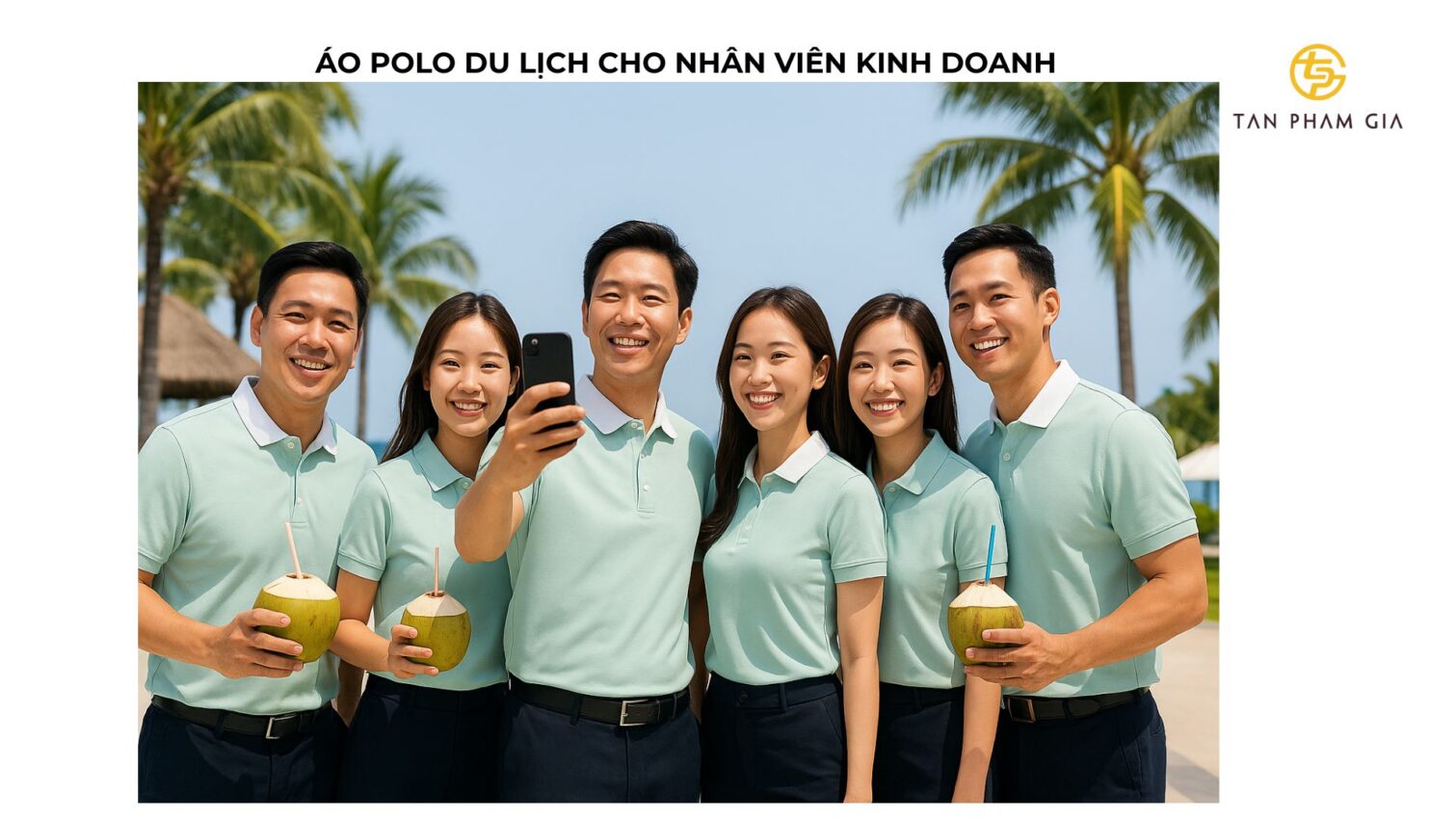 Áo Polo Du Lịch Cho Nhân Viên Kinh Doanh