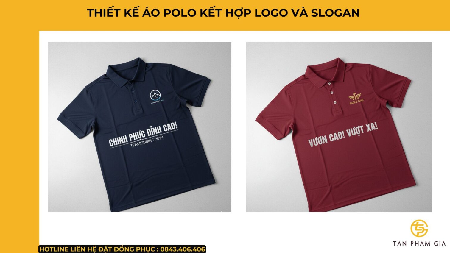 Áo Polo Teambuilding In Slogan