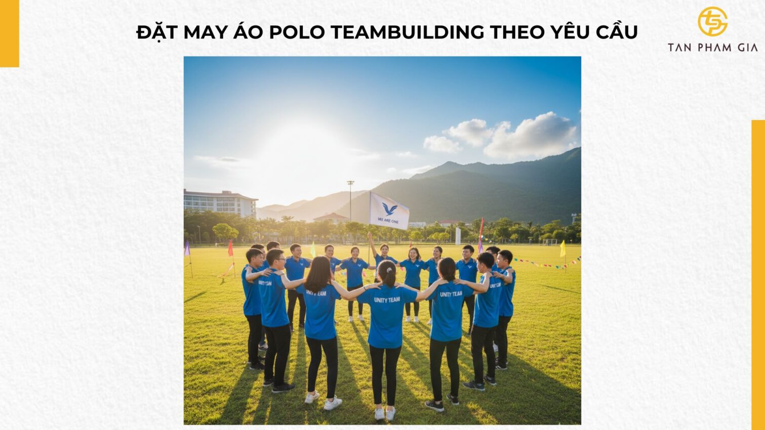 Đặt May Áo Polo Teambuilding Theo Yêu Cầu