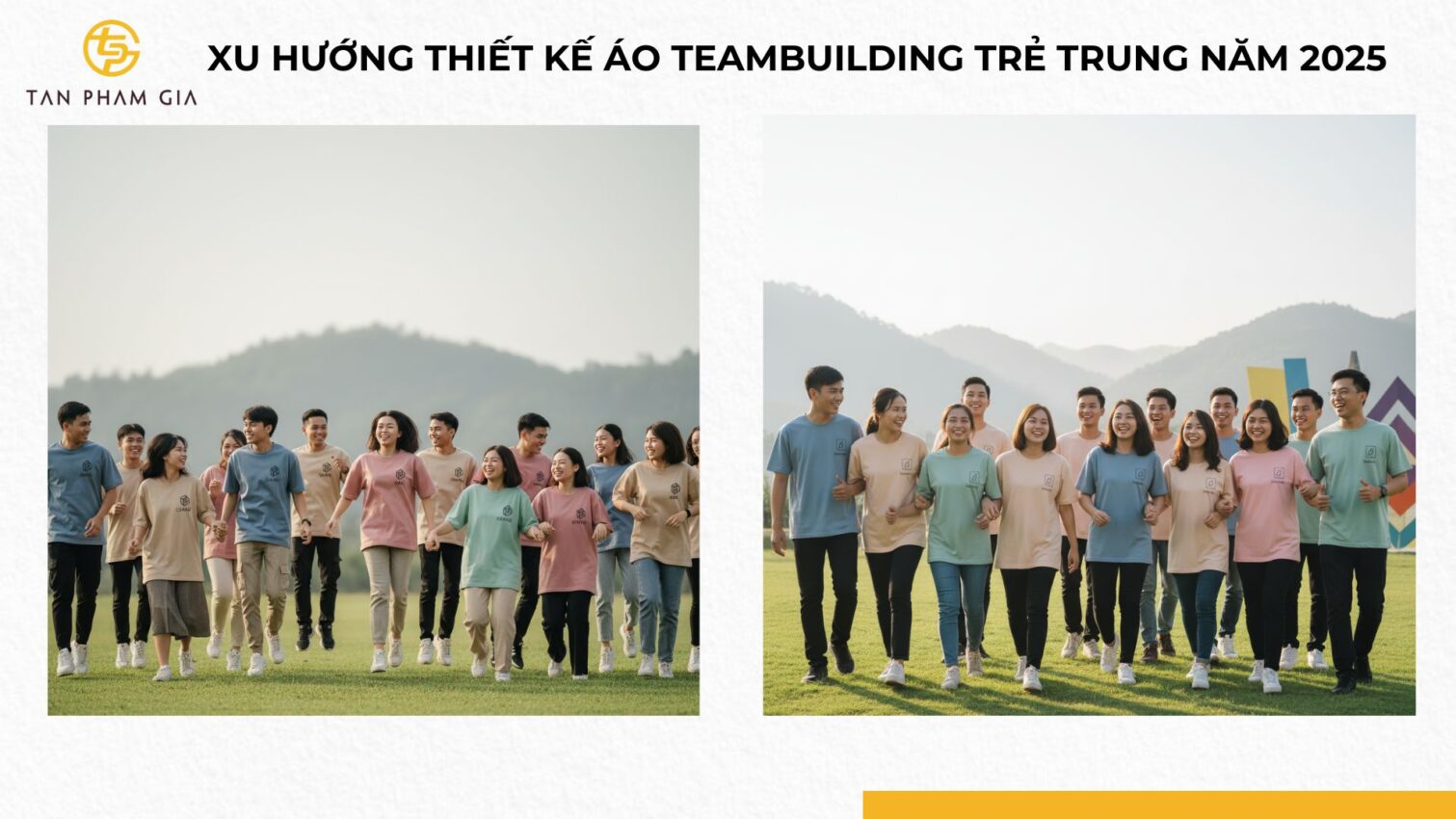 Mẫu Áo Teambuilding Cho Công Ty Trẻ
