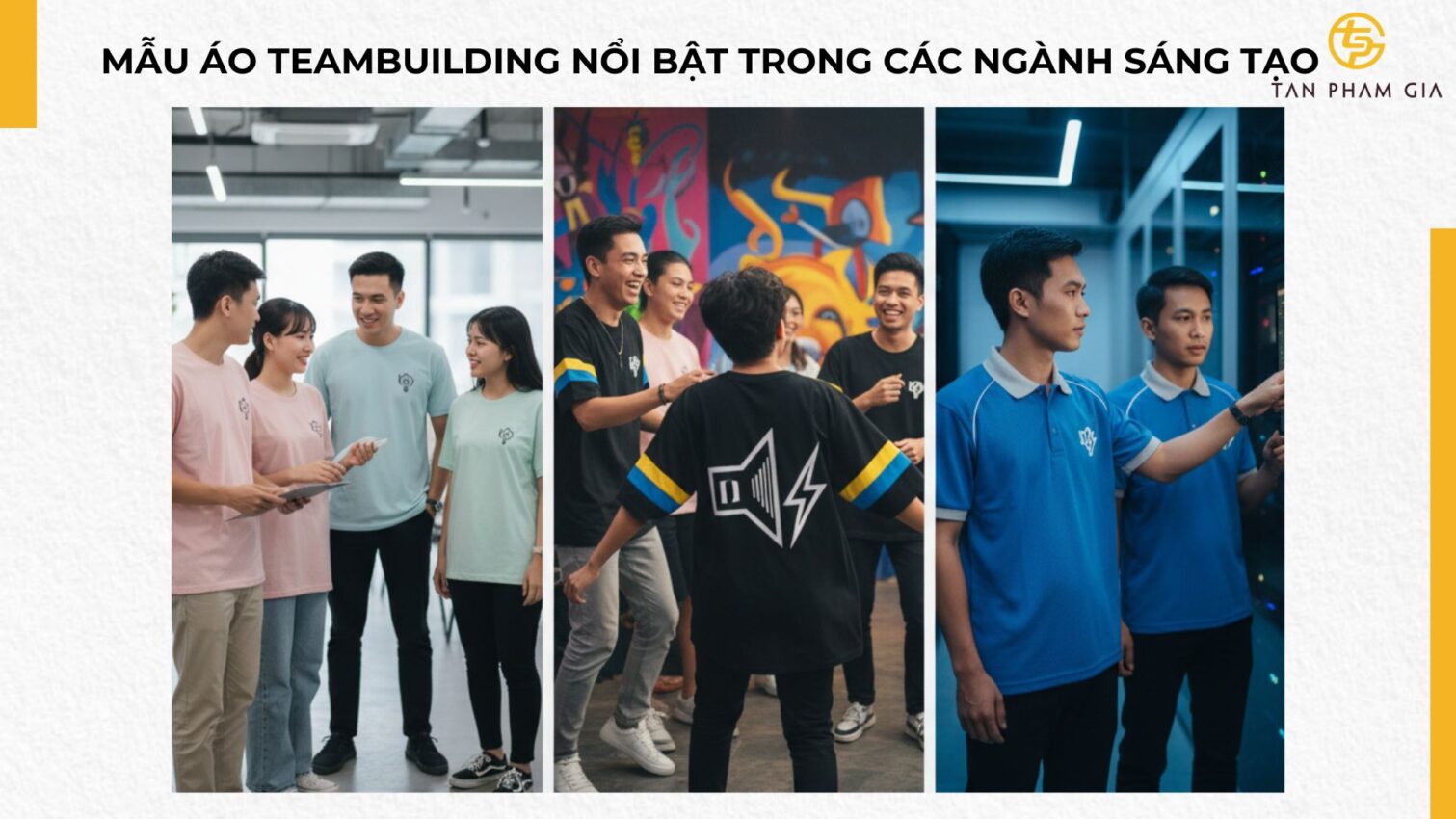 Mẫu Áo Teambuilding Cho Công Ty Trẻ