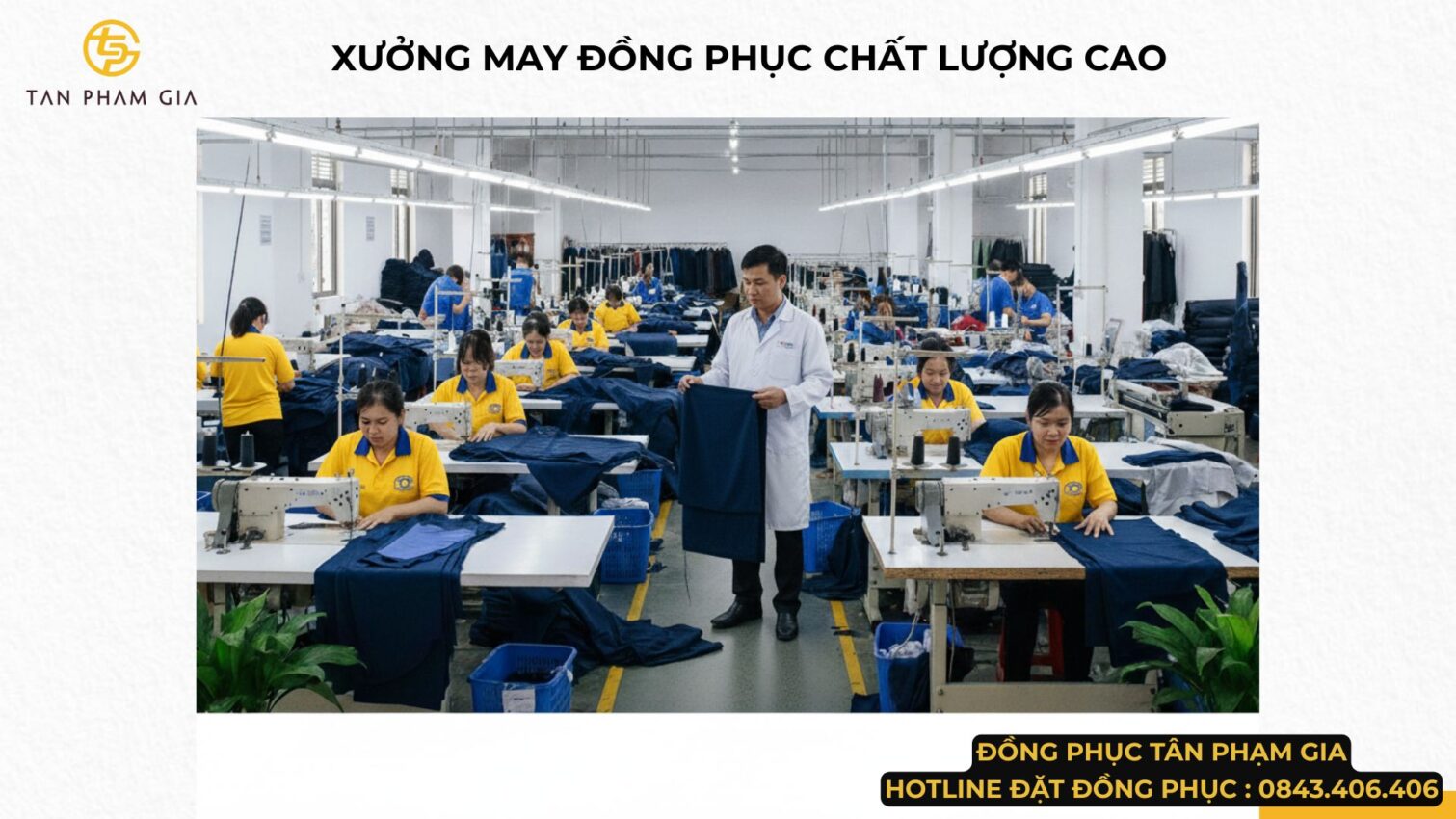 Xưởng May Đồng Phục Chất Lượng Cao