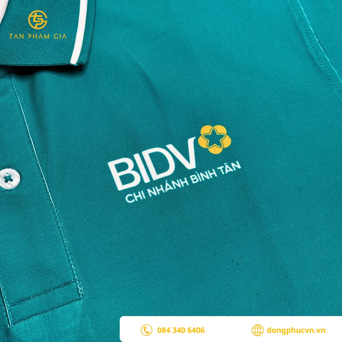Dự án áo thun đồng phục BIDV Bình Tân