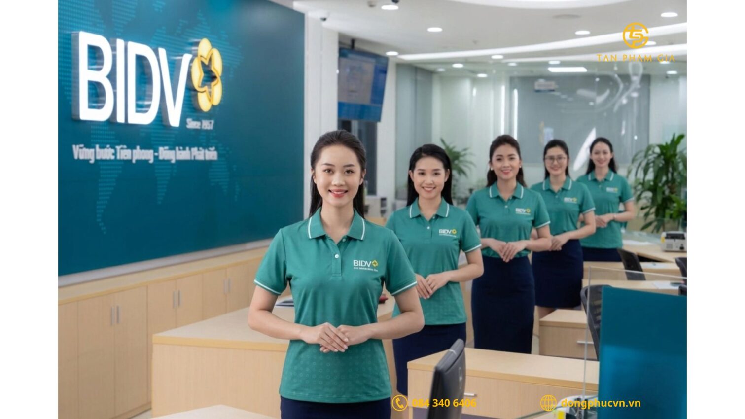 Dự án áo thun đồng phục BIDV Bình Tân