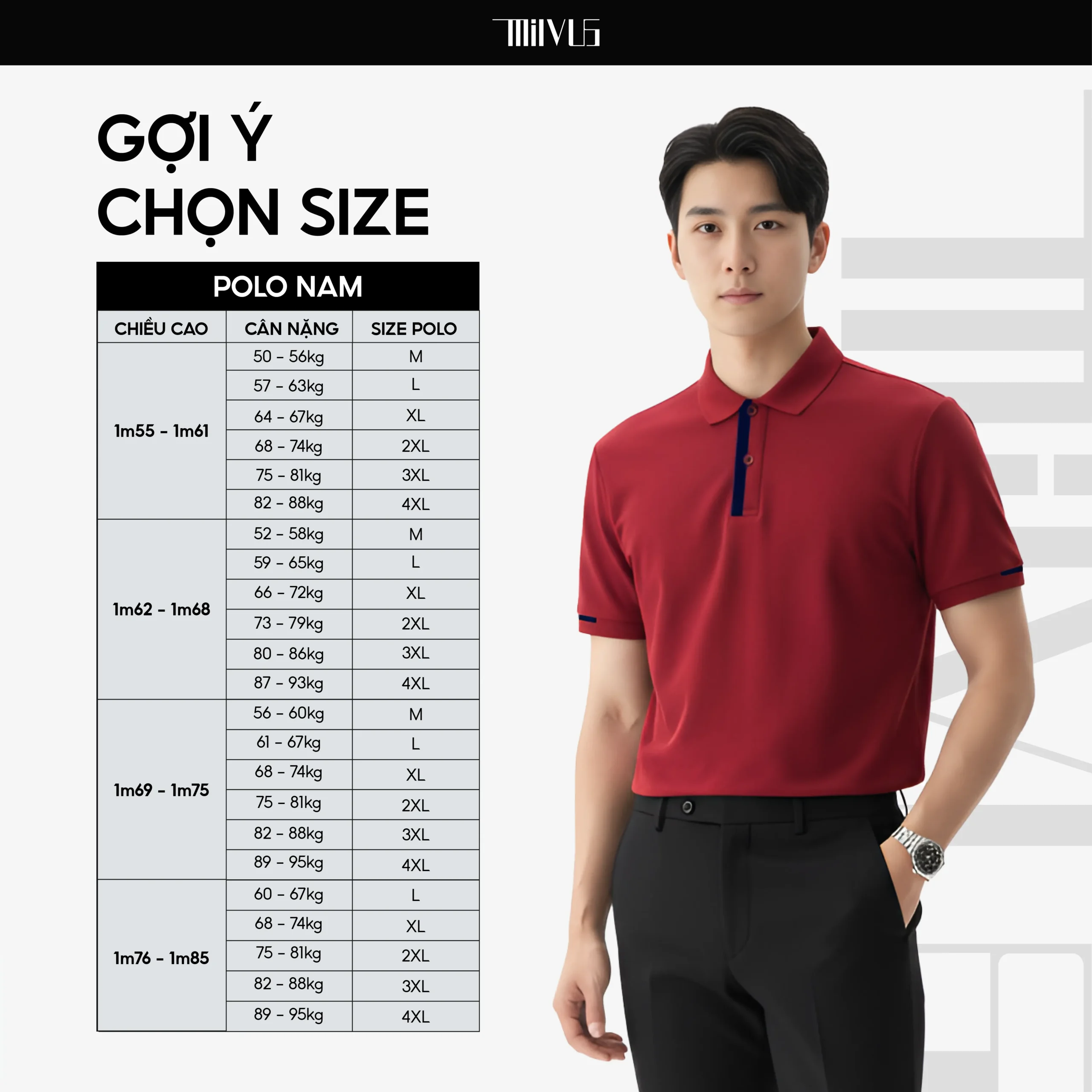 Hướng dẫn đo size và bảng size chuẩn Tân Phạm Gia