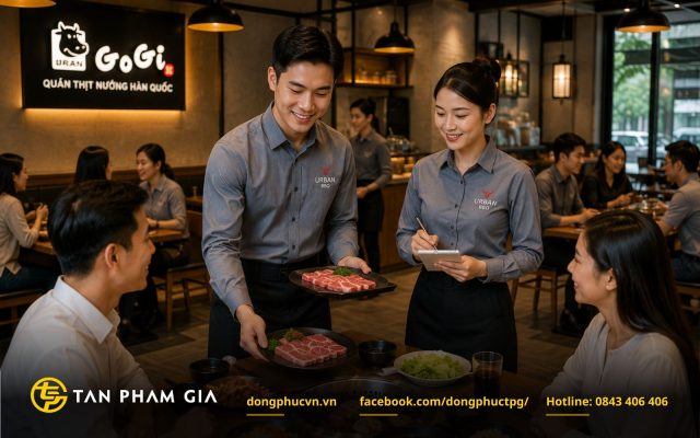 Áo sơ mi đồng phục nhà hàng phù hợp mọi mô hình kinh doanh