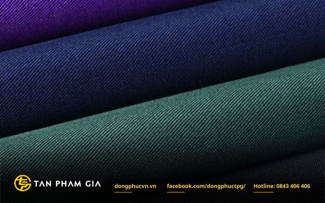 Vải Gabardine may đồng phục y tế đep, chất lượng